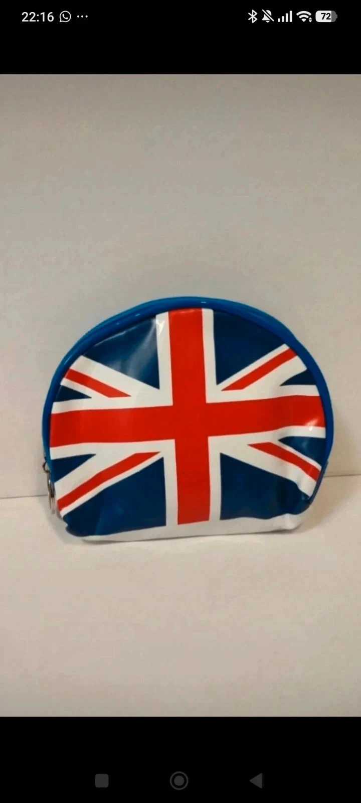 Portemonnee / make-uptasje Union Jack Blauw, rood en wit – 14 × 12 cm – photo 8